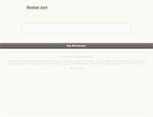 Tablet Screenshot of 4ome.net